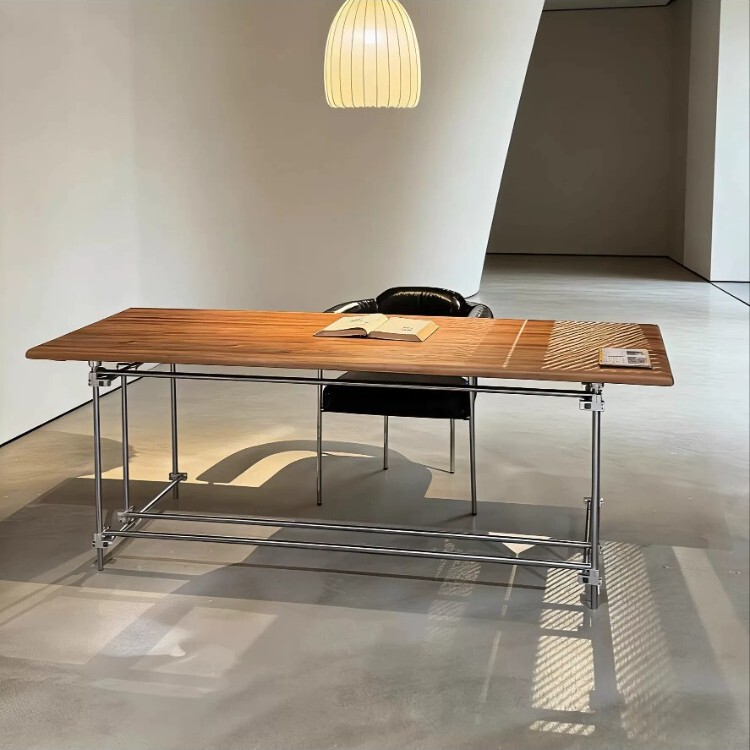 Bauhaus Light-Axis Office Desk, Vintage Industrial Style Designer Computer Desk, Studio Conference Table Bauhaus Light-Axis Office Desk, Vintage Industrial Style Designer Computer Desk, Studio Conference Table