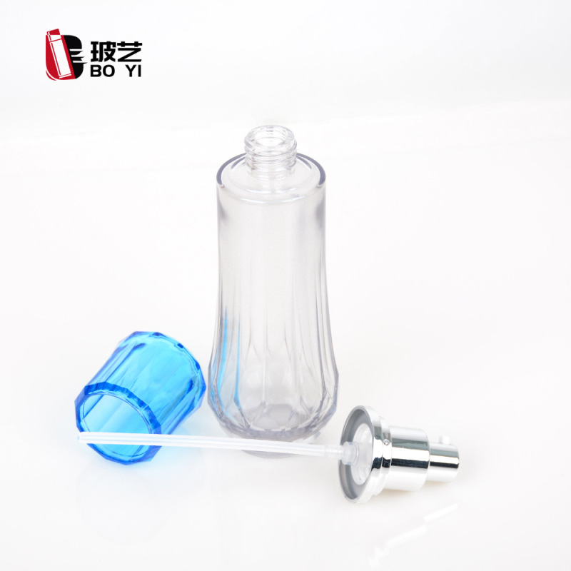 现货新款护肤品套装分装瓶菱形玻璃化妆品分装瓶水乳膏霜玻璃瓶|undefined