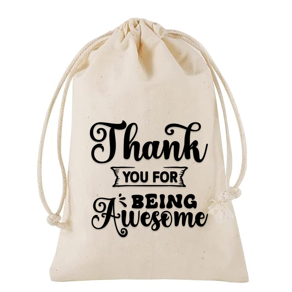 감사합니다 코튼백 A03;10*15cm