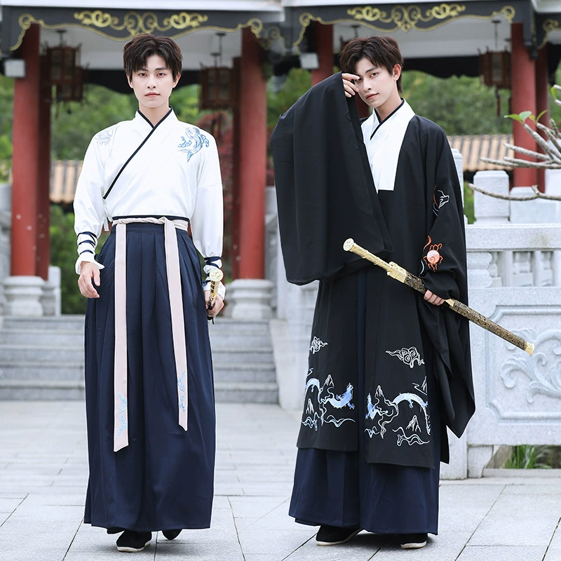 Оригинальный костюм Hanfu для мужчин и женщин в китайском стиле