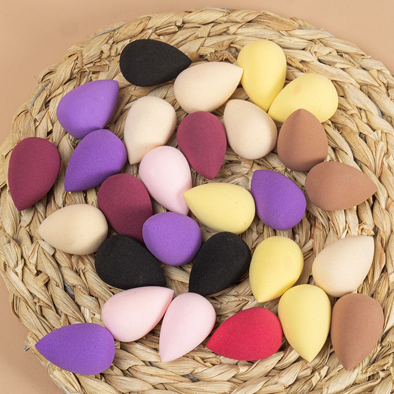 Mini huevo de maquillaje mini huevo de maquillaje esponja bola esponja pequeña gota de agua base líquida