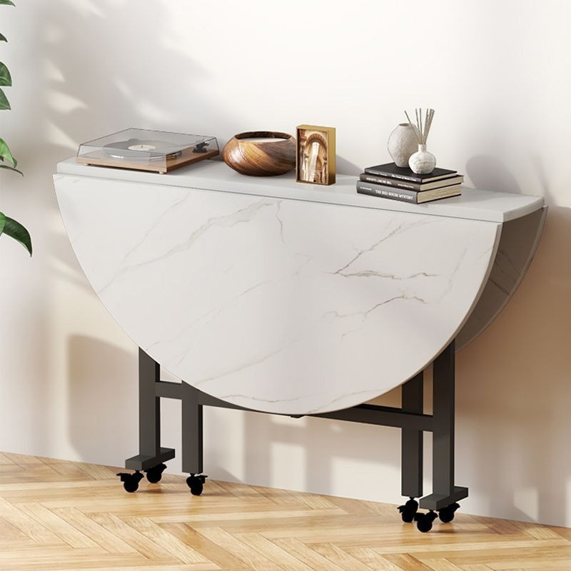 Mesa plegable móvil simple mesa redonda mesa de comedor creativa mesa de comedor casa pequeña mesa rural plegable gran mesa redonda image 5