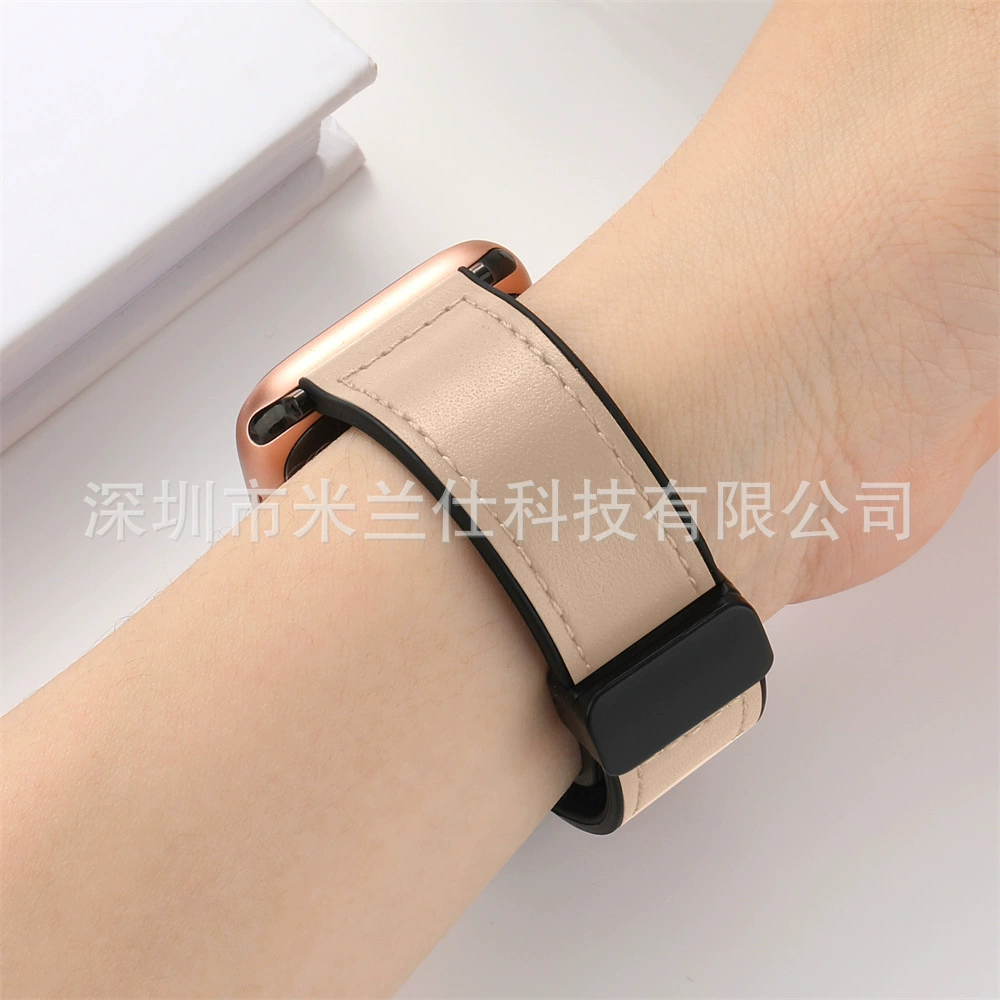 Подходят для Apple iWatch 45678910SE Apple Watch S11 силиконовый спортивный сверх2 кожаный ремешок