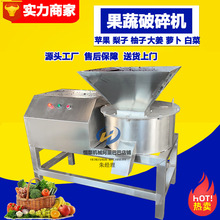 芹菜大姜高效粉碎破碎机 全自动无筛网无花果多刀头粉碎机