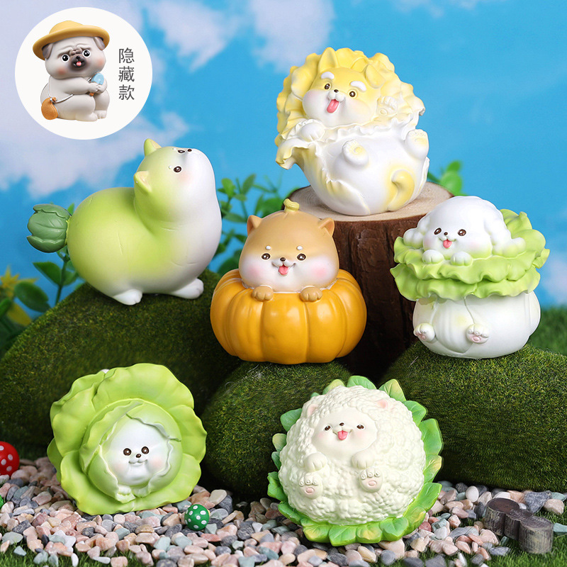 CaiGou's World Blind Box Figure Home Desktop Doll Decoration Cute Ornament Children's Toy Birthday Gift