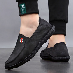 開車鞋休閒鞋子老北京布鞋男舒適單鞋訂購批發2021春秋新款