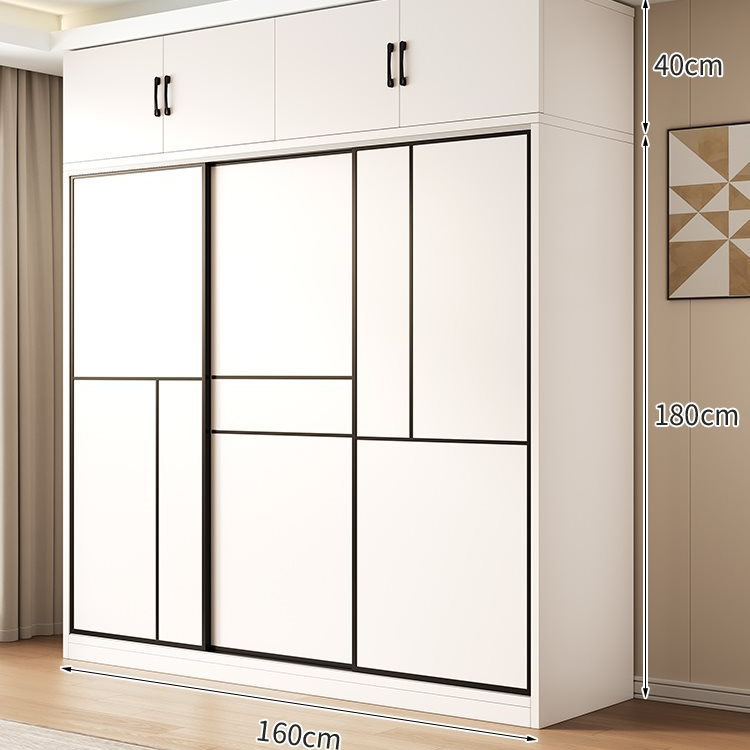 [색상 비고] 길이 160cm 옷장 + 상단 캐비닛 업그레이드 및 두꺼워짐