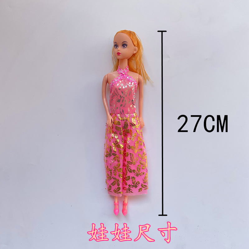 Venta al por mayor solo Bolso Barato DIY Barbie muñeca chica juguete muñeca sólida puesto transfronterizo 2 yuanes comercio exterior