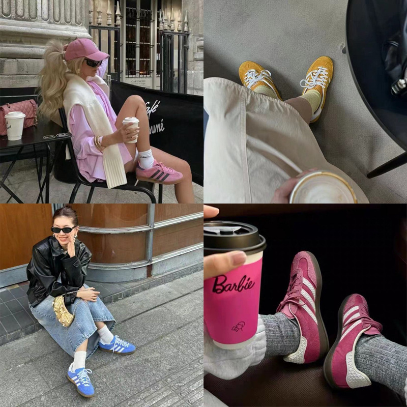 Zapatos Putian samba zapatos de entrenamiento alemán trébol original puro hombres y mujeres Adi zapatos blancos zapatos deportivos zapatos casuales blancos blancos y negros