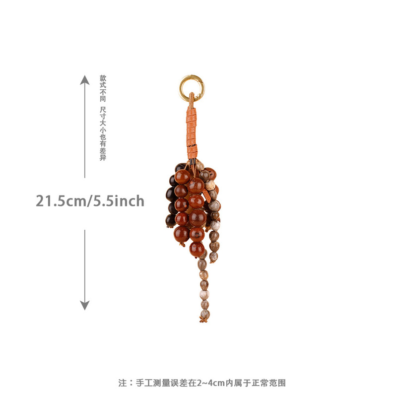 蒋奇明同款满愿种子天然菩提子串挂饰新中式国风包包挂件配饰定制|undefined