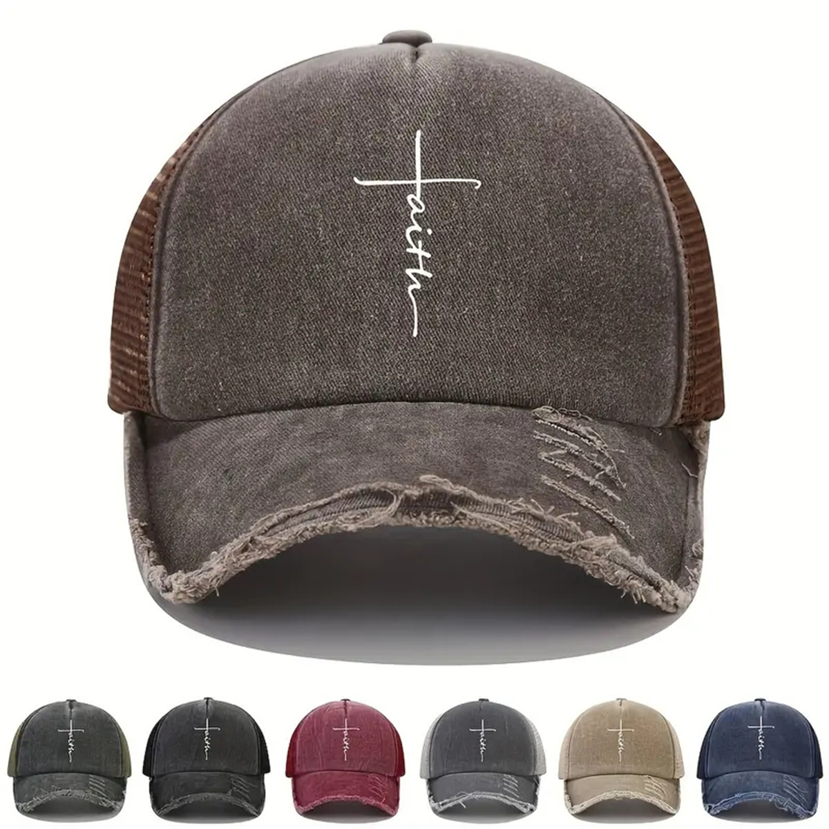 Unisex Basic Retro Simple Style Solid Color Printing Curved Eaves Baseball Cap display picture 1