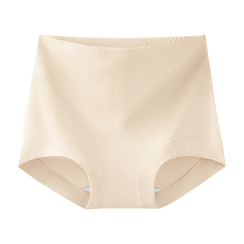 Xinjiang algodón de fibra larga ropa interior cómoda de cintura alta para el abdomen pantalones de seguridad boxer para mujer entrepierna antibacteriana algodón fino refrescante