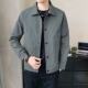 Spring and Autumn Men's 2024 New Jacket Men's Thin Single Layer Jacket Men's Work Shirt Top Business