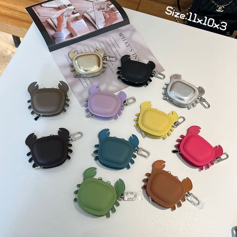 Lujia 手作りオリジナルカニバッグペンダントワイヤレス Bluetooth ヘッドセットバッグキーホルダー小銭入れ口紅バッグ車の吊り下げ|undefined