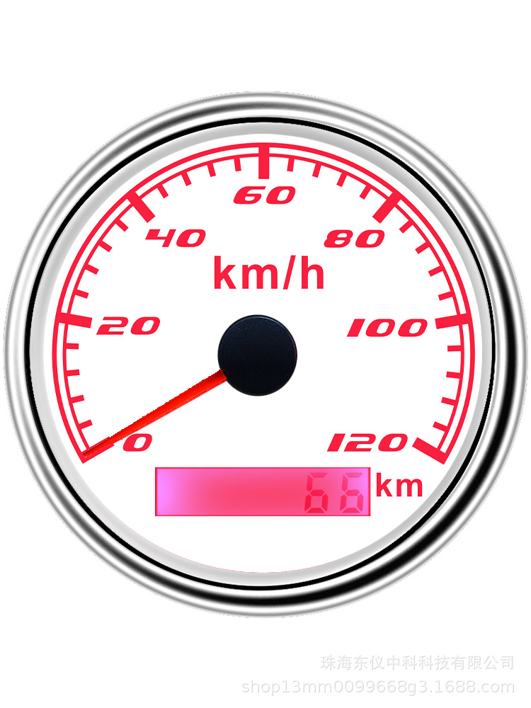 85mm speedometer motorcycle equipped with waterproof GPS speedometer engineering truck truck GPS positioning speedometer