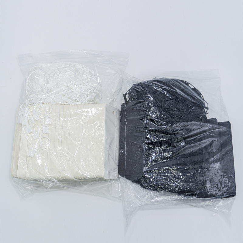 跨境热卖吊牌200pcs服装黑色挂签工艺品挂牌礼品白色标签