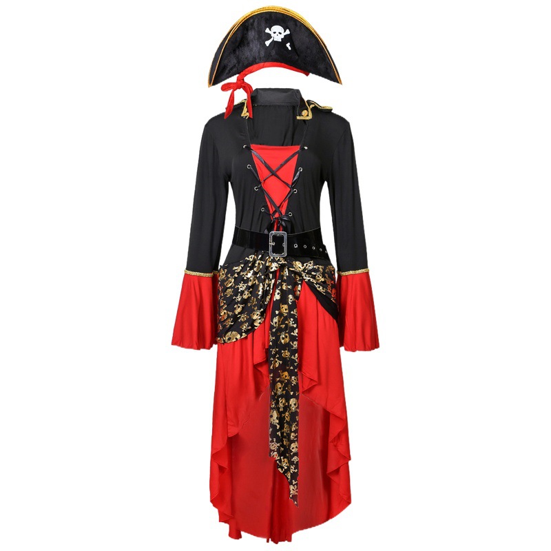 Traje de Halloween traje de pirata femenino Comercio exterior Exportación juego tentación uniforme Cosplay más tamaño generación europea y americana