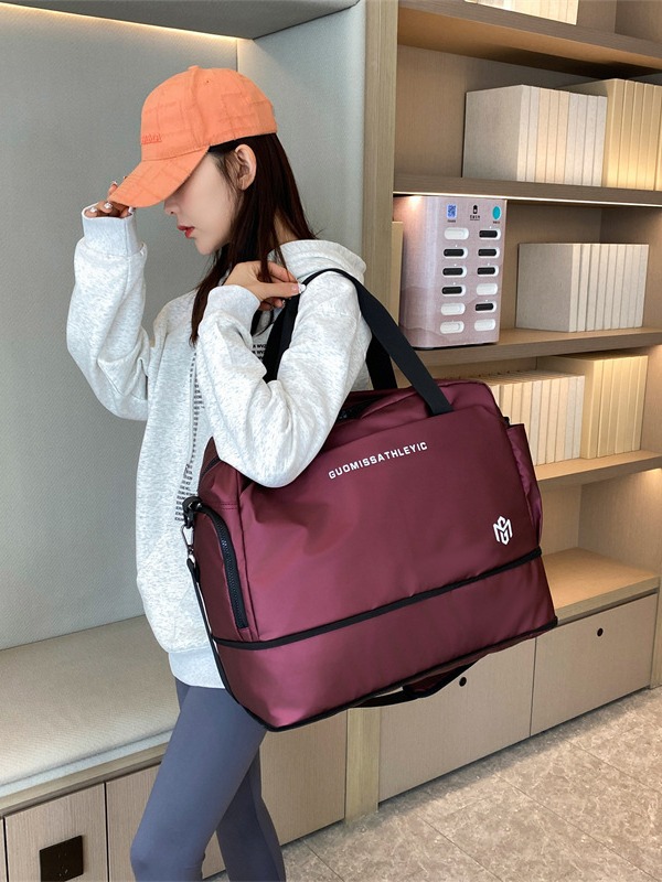 Bolsa de viaje de corta distancia para hombres y mujeres ligero de gran capacidad de viaje portátil pendiente bolsa de equipaje Bolsa deportiva Fitness