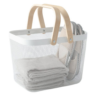 (Cross-border trading), (Wholesale), big metal handheld universal storage system, basket, custom-made