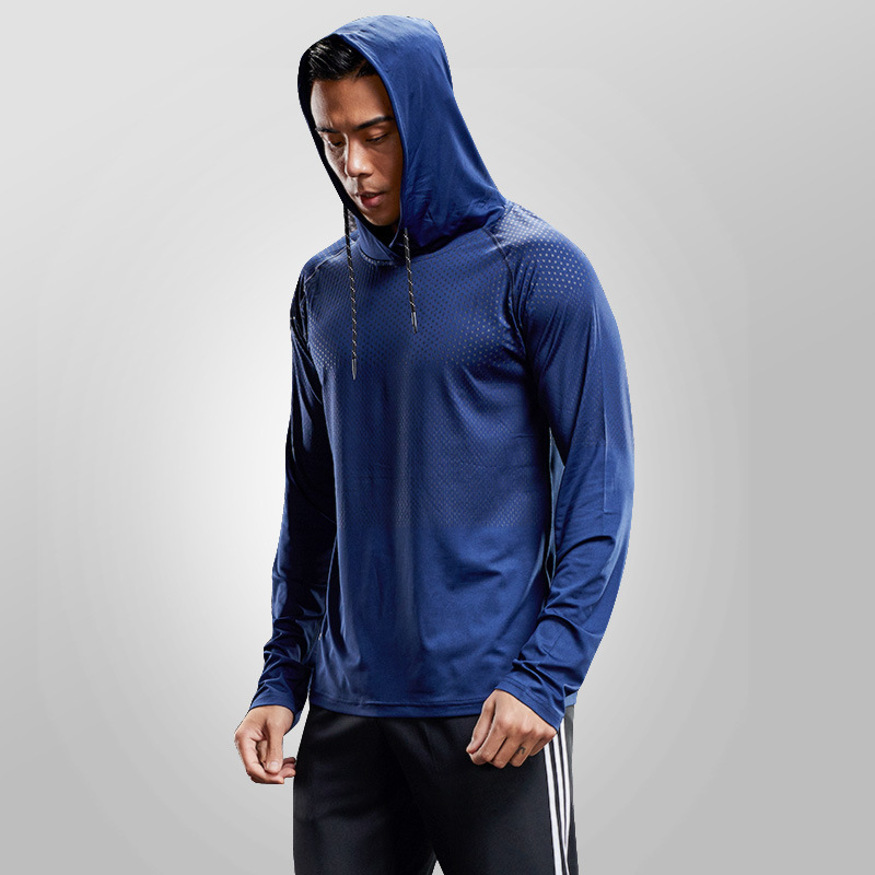 Sudadera con Capucha de Manga Larga para Hombre, para Deportes, Correr, Fitness, Informal, Estilo Pullover, Chaqueta, 1 Pieza, Dropshipping, Tendencia