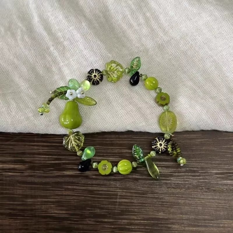 新しい中国風の蓮の星手織りブレスレットニッチ蝶織りブレスレットシンプルなハイエンドアクセサリーブレスレット|undefined