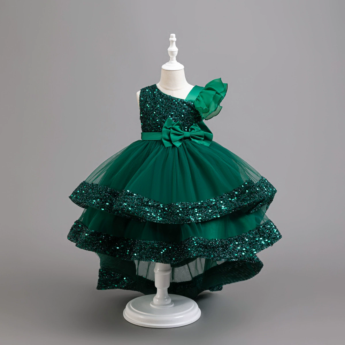 Small princess costume, nail sequins, shiny soft cloth