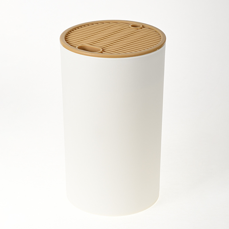 Hermoso soporte de cuchillos con afilador de cuchillos, estante de almacenamiento impermeable, estante de almacenamiento de escritorio, asiento de cuchillos de cocina