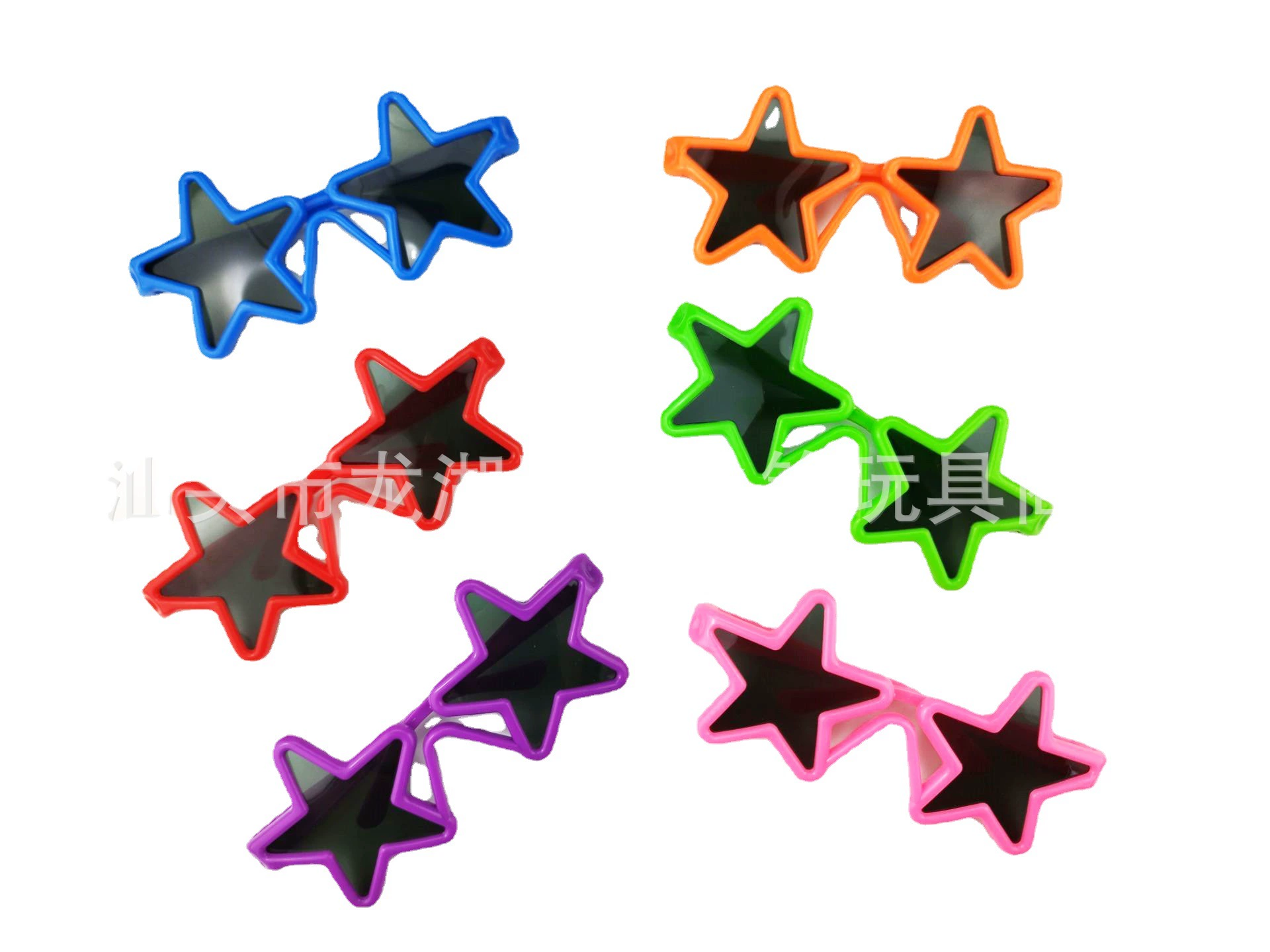 Трансграничная пластиковая игрушка для детей пятиконечная звезда солнцезащитные очки игрушка праздничная вечеринка маленькая игрушка