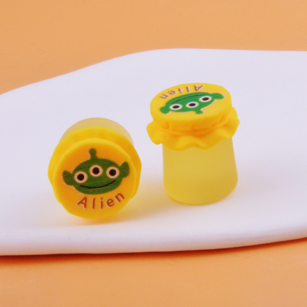 Llavero de botella de mermelada de miel luminoso de dibujos animados - Accesorio de colgante de micro paisaje de resina para comida y juego DIY