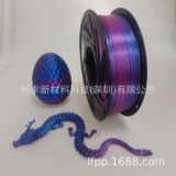 Высоко -скоростные 3D -печатные расходные материалы шелк с двумя -трехколорными шелковыми шелковыми радужными радуги 1 кг.