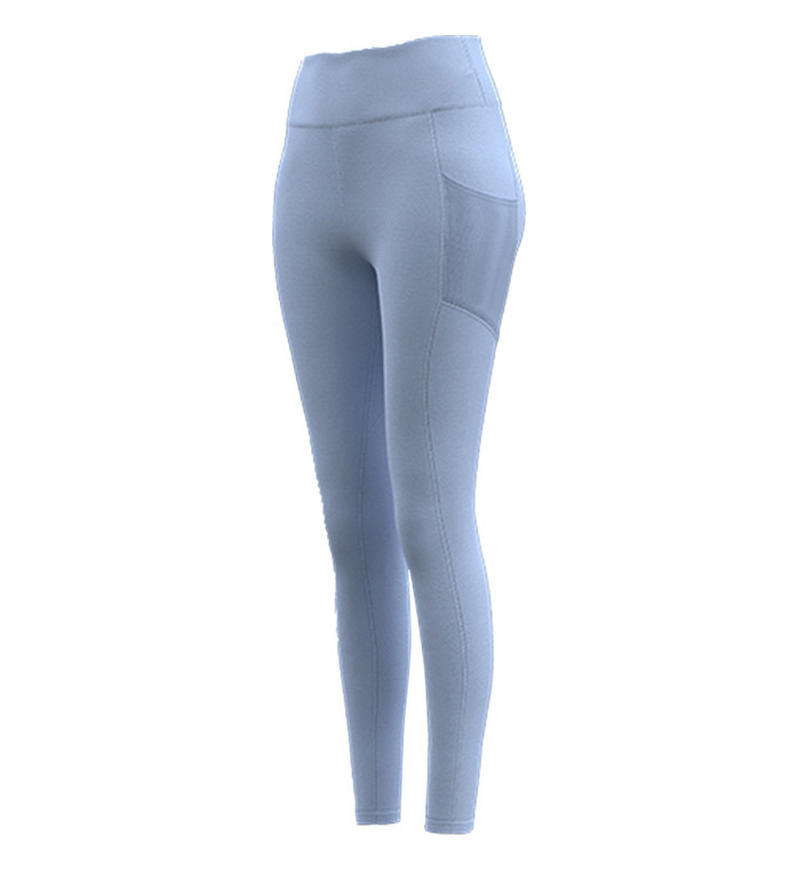 Pantalones de yoga sin marca de cintura alta, pantalones deportivos al aire libre, pantalones apretados, caderas elevadas, cintura alta, sensación desnuda, pantalones para mujeres