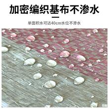 厂家现货批发单膜彩条布装修围挡田园养殖场地苫盖防水彩条花雨布