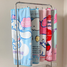 正版三丽鸥毛毯办公室空调盖毯加厚双层法兰绒毯子午睡盖被儿童毯