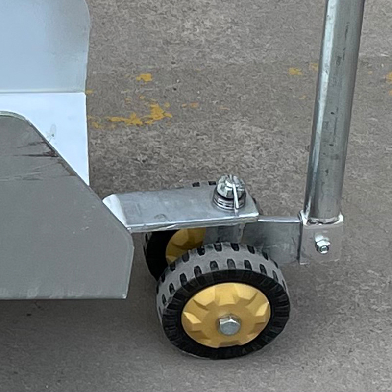 remolque de cerdo muerto tirado manualmente de carro de cerdo muerto remolque grueso pesado carro de tres ruedas para cerdo carro de eliminación de cadáveres de animales