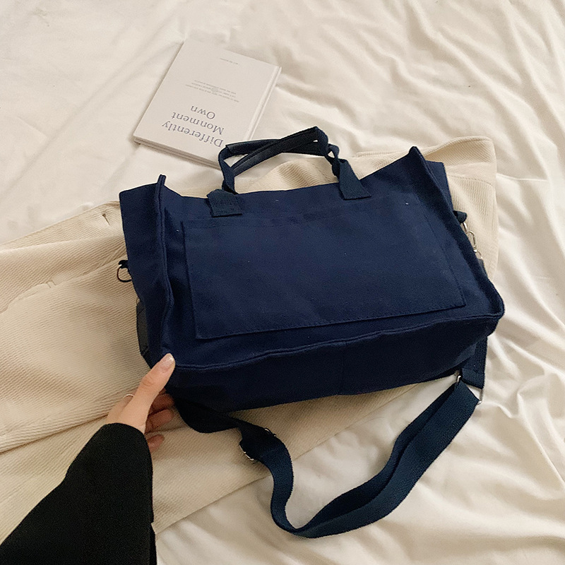Bolsa Tote para mujeres de gran capacidad Oxford lona 2024 nuevo estudiante clase de viaje universal de hombro maletín