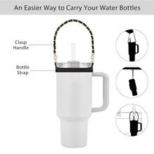 Stanley新款硅胶水杯提手 适用于8-40oz水杯挂绳 水瓶便携手提带