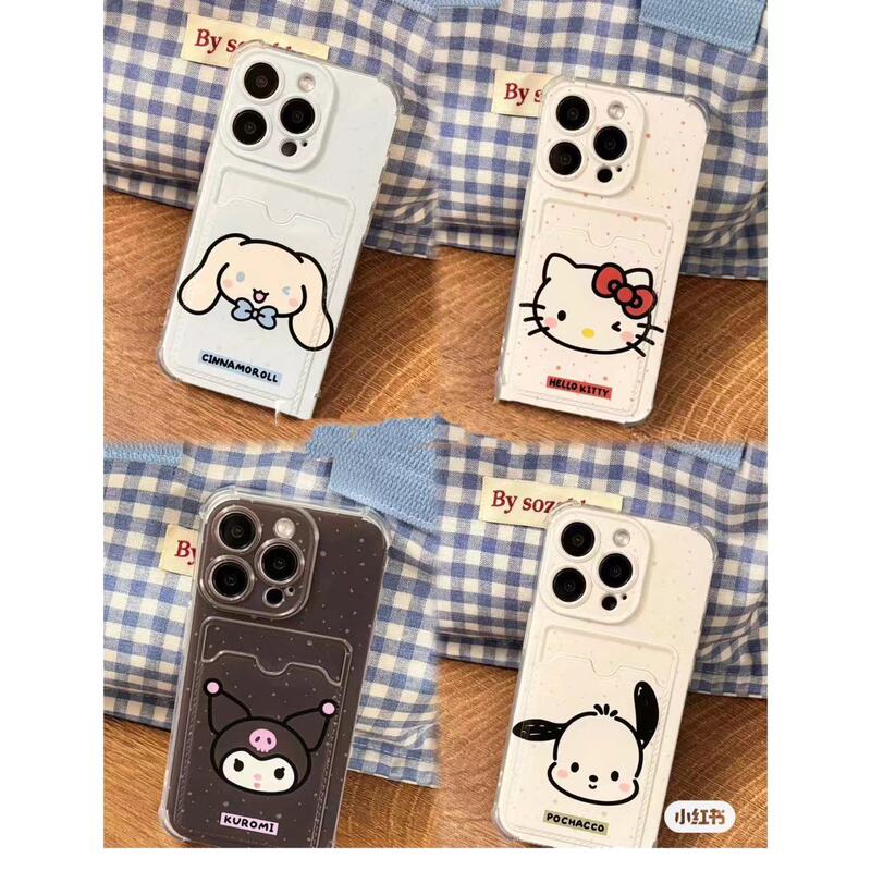 Sanrio Card Holder Iphone15/14Promax Apple Mobile Phone Case 13/12/11Pro Soft Shell Xr/Xs/8P Sanrio Card Holder Iphone15/14Promax Apple Mobile Phone Case 13/12/11Pro Soft Shell Xr/Xs/8P