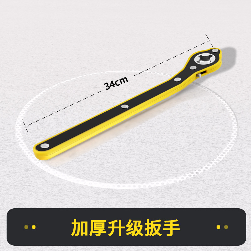 Gato de manivela Llave que ahorra mano de obra para automóvil, balancín de 2 toneladas, 3 neumáticos con techo de oro para automóvil, hidráulico horizontal