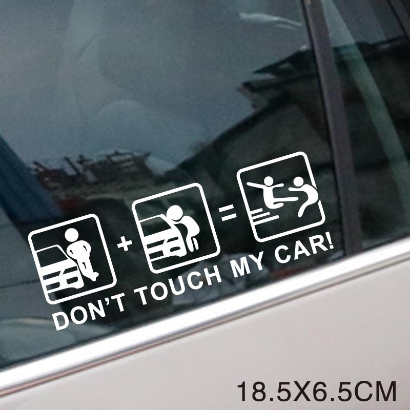 Don't Touch My Car Personalized Car Decoration Stickers DON'T TOUCH MY CAR Car Stickers_voghion.com