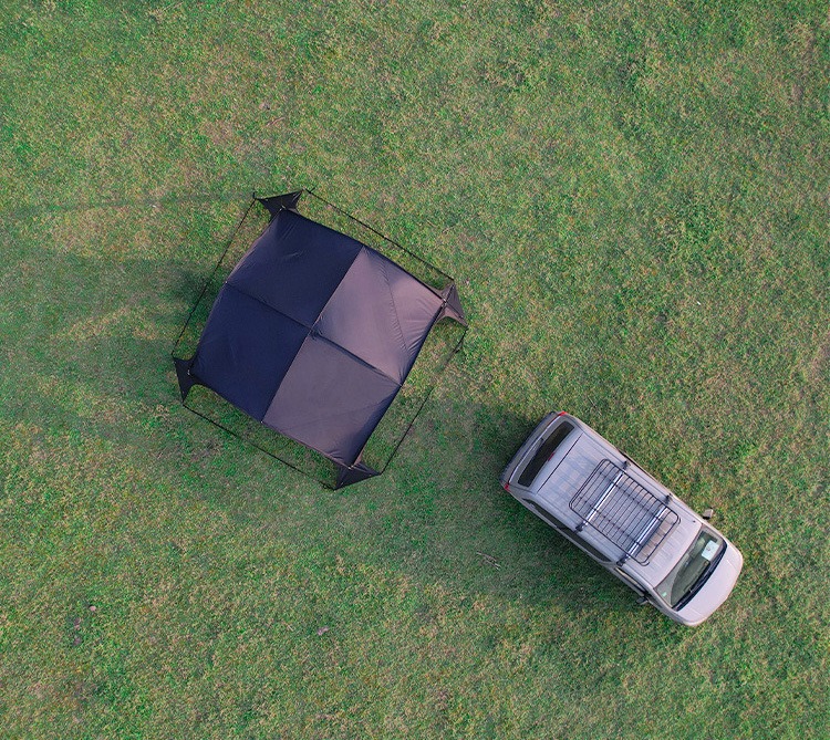 Dome Canopy Tent Outdoor Dome Door Curtain Yurt Windproof and Rainproof Awning Camp Large Tent