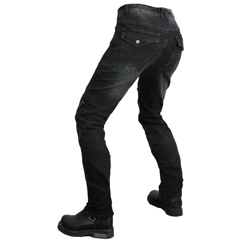 VOLERO motocicleta jeans hombres y mujeres pantalones de motociclismo pantalones de carreras Kevlar resistente al desgarro equipo de protección de silicona