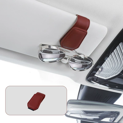 Car Glasses Clip/Bill Clip direct car interior sun - volcano-red
