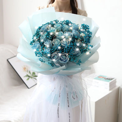 Mother's Day Bouquet of flowers Gypsophila Dried flowers rose Send his wife Confidante Girlfriend birthday gift