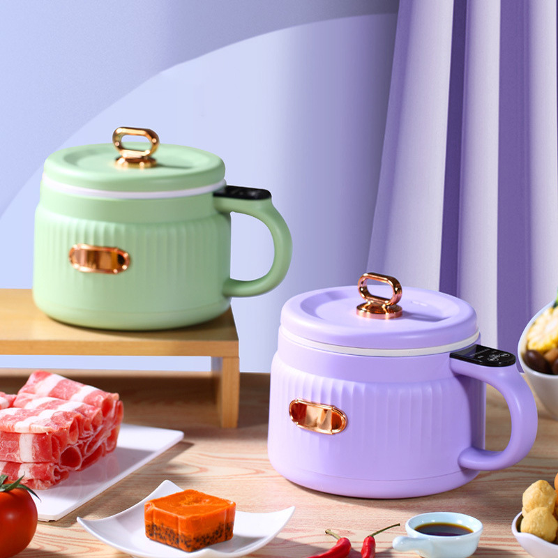Cross-Border 110V Electric Small Multi-Functional Household Dormitory Instant Noodle Cooker US UK EU Plug_voghion.com