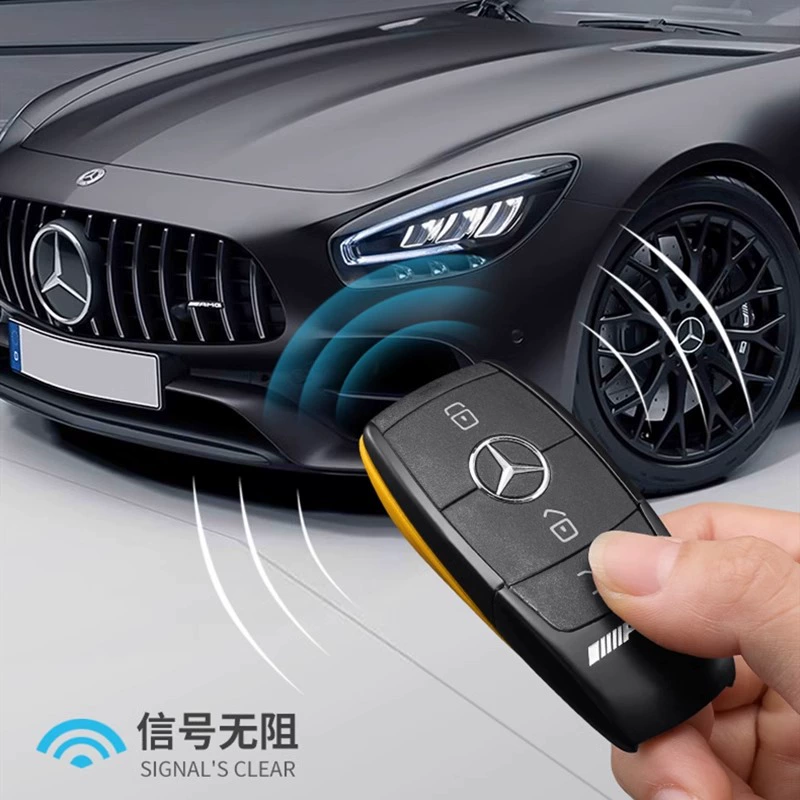 Крышка заднего контура пульта дистанционного управления Mercedes-Benz, модифицированный корпус ключа AMG, новый для A-класса CLA GLA GLE, яблоня черный воин