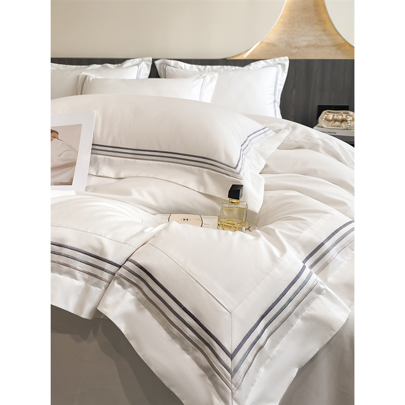 Luxury Pure Cotton Bedding Set For Hotel Style Comfort And Sleep_voghion.com