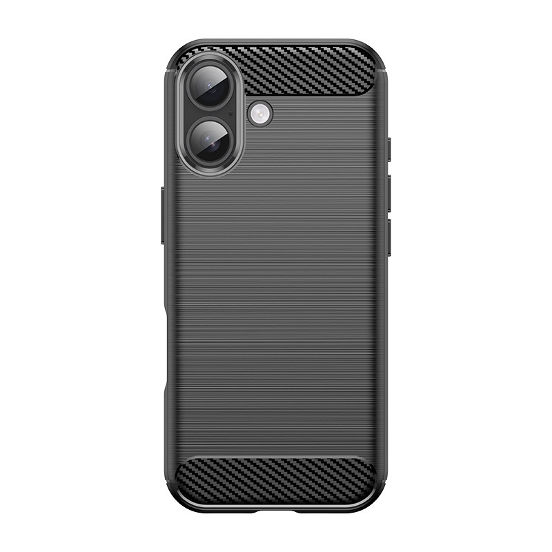 iPhone 17 携帯電話ケース Apple 17 Pro MAX ブラッシュカーボンファイバーパターン 17 Air 落下防止保護カバーに適しています。|undefined