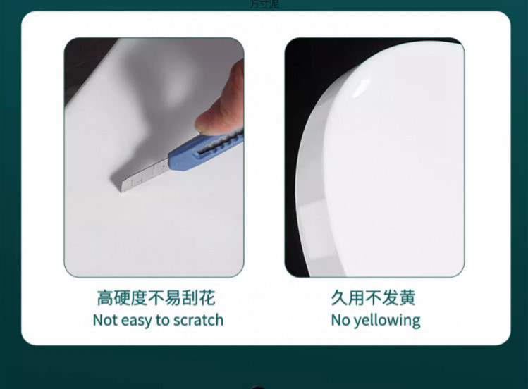 Universal thickened toilet seat cover accessories, slow-lowering cover, old-fashioned UVO square U-shaped household toilet seat factory undefined