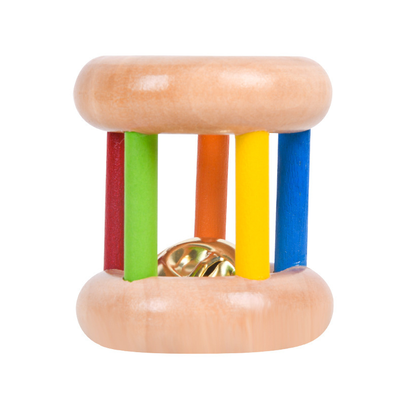 Bebé de dibujos animados madera Piccolo sonajero niño educación temprana Orff instrumento musical música juguetes al por mayor