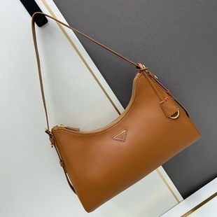 New P Family Crescent Leather hobo Middle Ancient Aimee Underarm Bag Large Capacity Portable Single Shoulder Crossbody Women's Bag